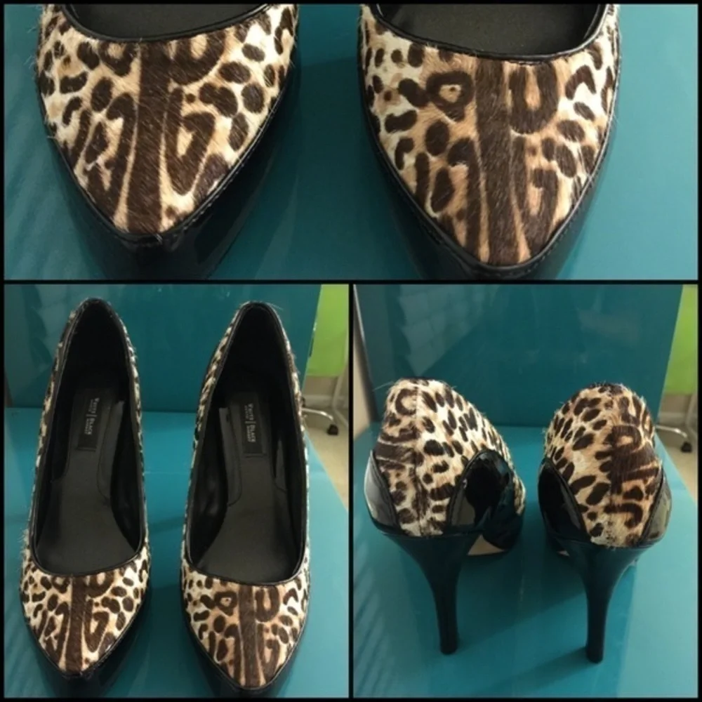 𝅺WHBM Leopard Haircalf Pump